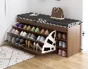 Brown Ottman Shoe Rack with Dimentiond.webp