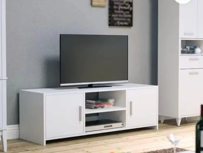Tv Stand / Entertainment unit (White)