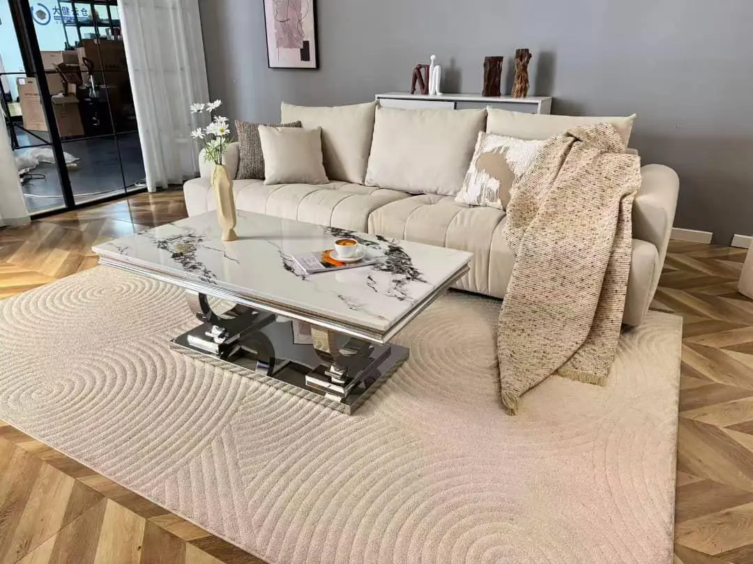 Aurora Luxe Silver Centre Table