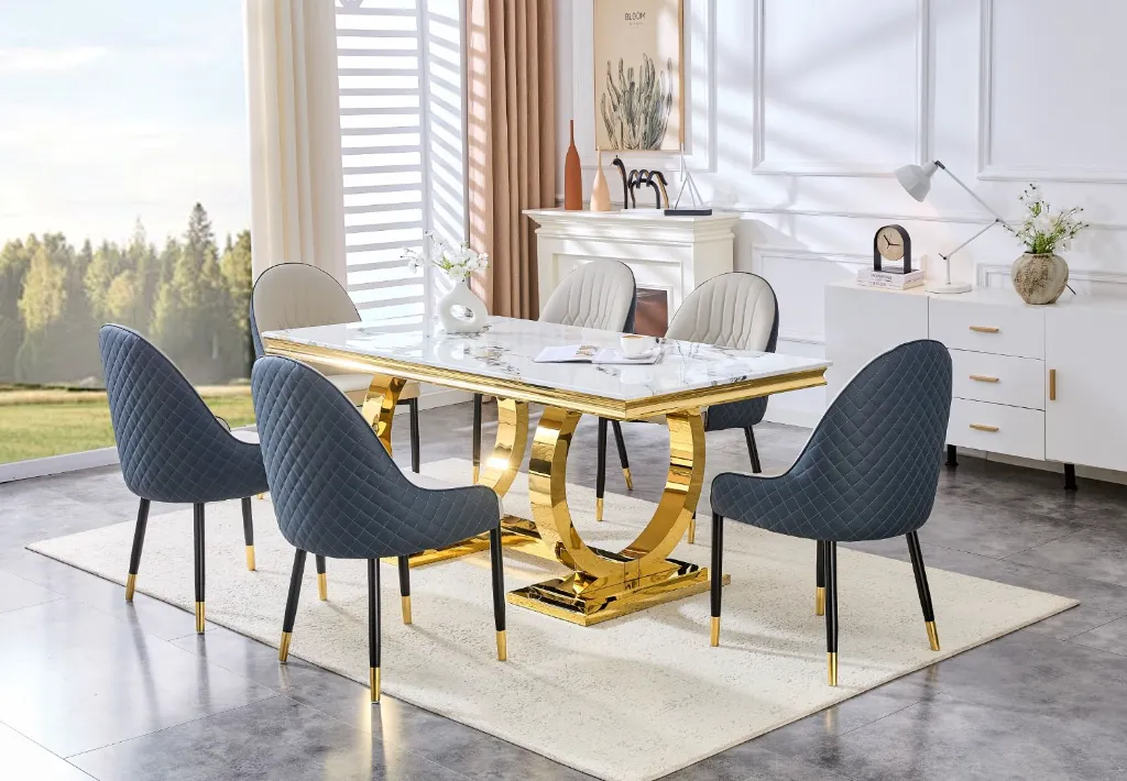 Classic Gold Dining Table